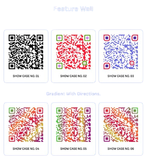 QR codes with custom eye and fill colors